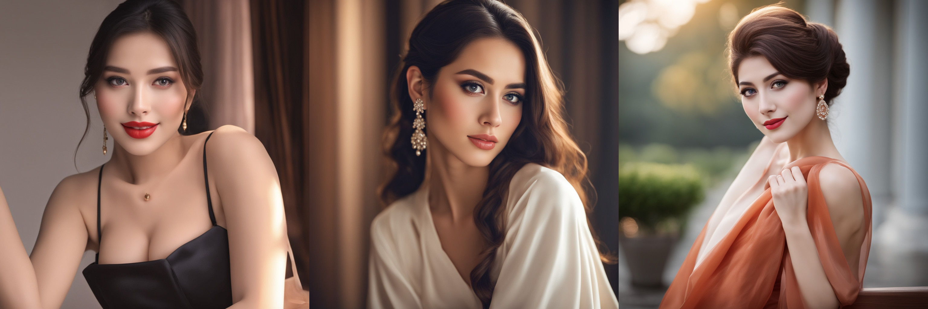 Three images for the value 'beauty'.